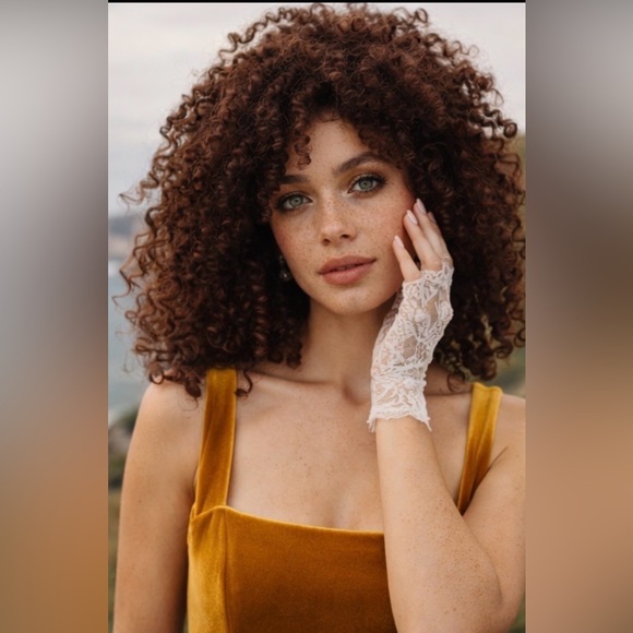 EUC JENNY YOO Velvet Bridesmaid Gown Marigold Gold Size 6 Square Neck Maxi - Picture 3 of 9